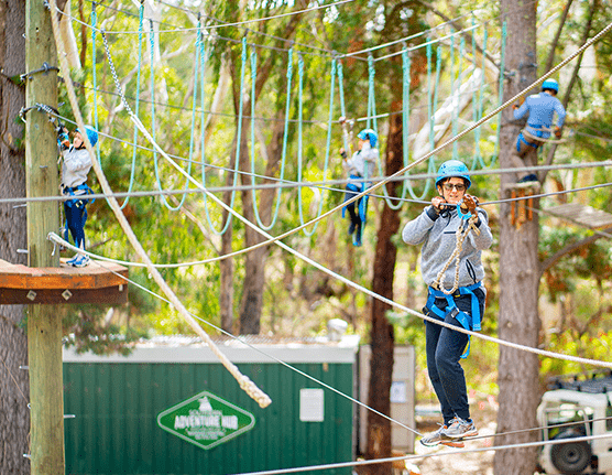 Southern Adventure Hub High Ropes Challenge Course