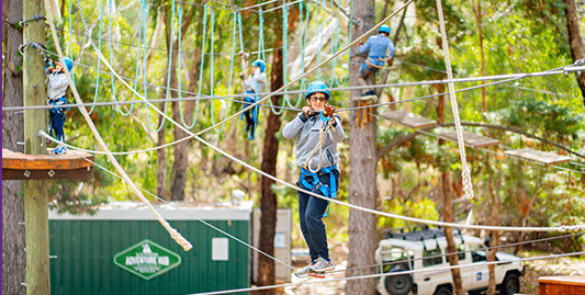 Southern Adventure Hub High Ropes Challenge Course